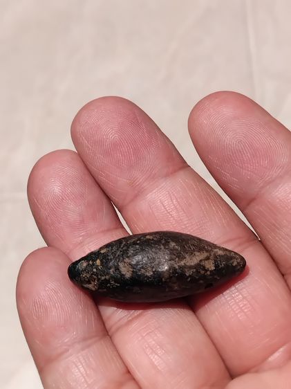 ตะกรุดลูกปืน ฝังตะกรุดทองคำ จารมือ ขนาด 3 cm. เนื้อทองเหลือง ตะกรุดดอกสั้นอ้วน เดิมๆ อย่างสวย สมบูรณ์ เก่า แท้ หายาก ไม่รู้ที่ พุทธคุณครบเคร