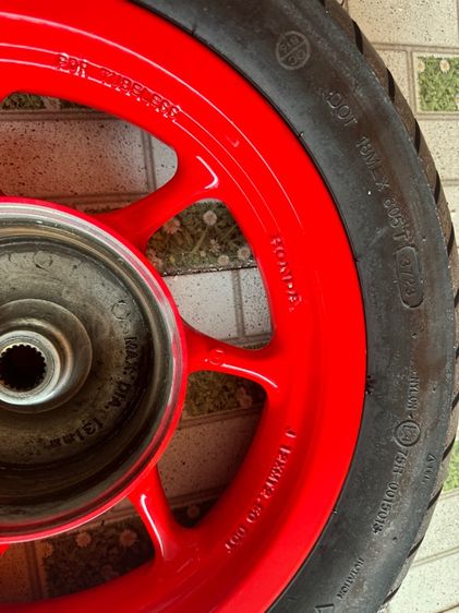 ล้อแม็กแท้ สกูปปี้ ขอบ12 สีใหม่ ยางใหม่ คู่ละ4900 ติดต่อ089-4138993 เอส รูปที่ 7