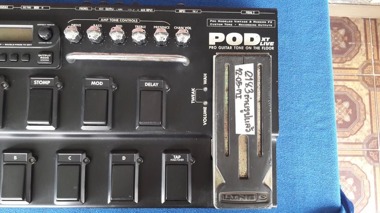 เอฟเฟคกีตาร์ Line 6 POD XT Live กีต้าร์มัลติเอฟเฟค รูปที่ 4