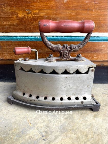 เตารีด โบราณ เก่าเก็บค้างร้านสะสม A8 รูปที่ 5