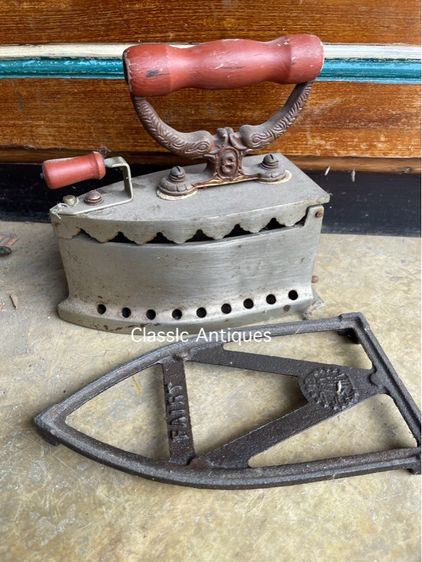 เตารีด โบราณ เก่าเก็บค้างร้านสะสม A8 รูปที่ 8