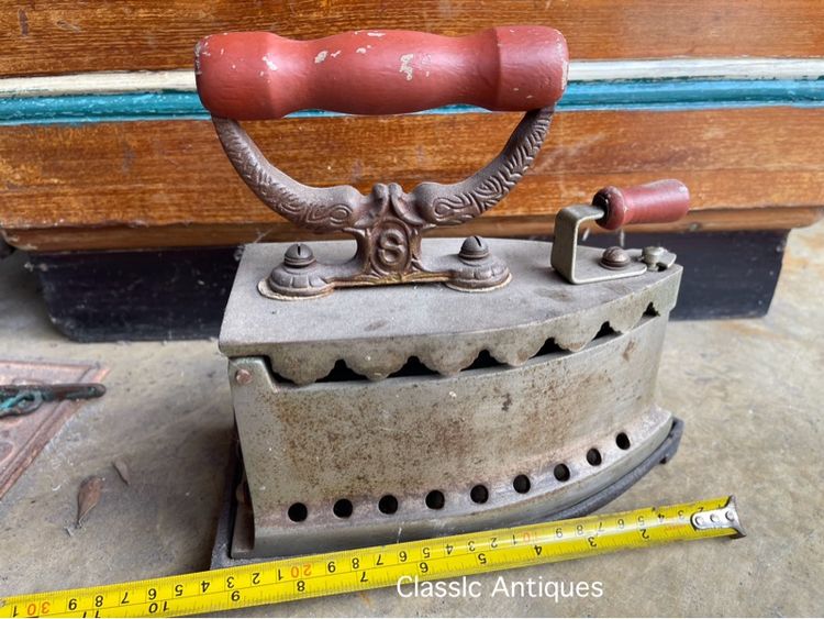 เตารีด โบราณ เก่าเก็บค้างร้านสะสม A8 รูปที่ 15