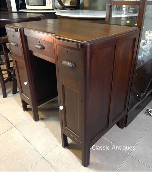 โต๊ะบัญชี ไม้สักสะสม รูปที่ 7