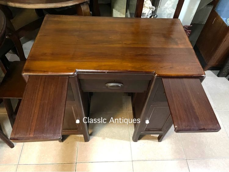 โต๊ะบัญชี ไม้สักสะสม รูปที่ 6