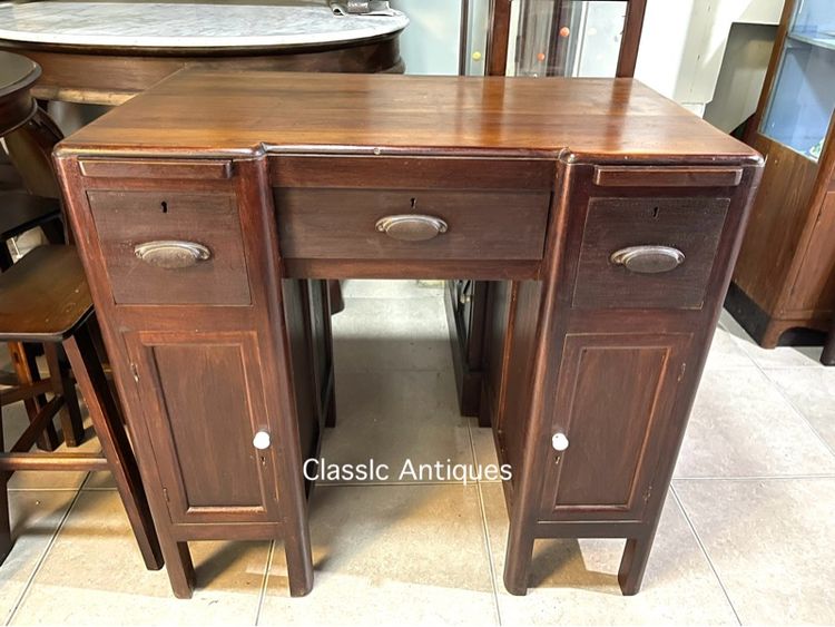 โต๊ะบัญชี ไม้สักสะสม รูปที่ 8