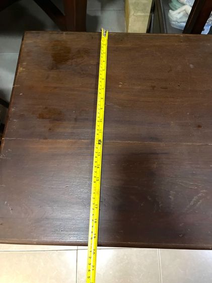 โต๊ะบัญชี ขาศร ไม้สักโบราณเก่าสะสม รูปที่ 16