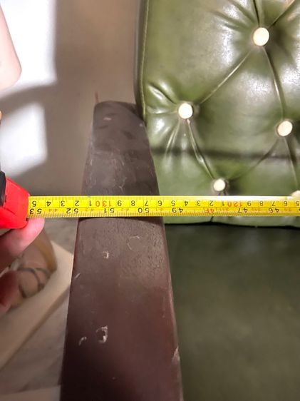 เก้าอี้รถถัง ไม้สักโบราณเก่าสะสม รูปที่ 5