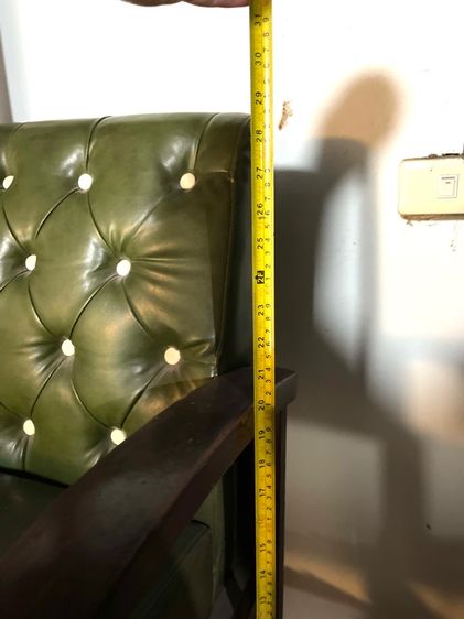 เก้าอี้รถถัง ไม้สักโบราณเก่าสะสม รูปที่ 8