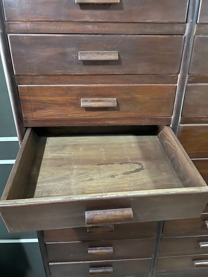 ตู้ ลิ้นชัก ไม้สักโบราณเก่าสะสม รูปที่ 6