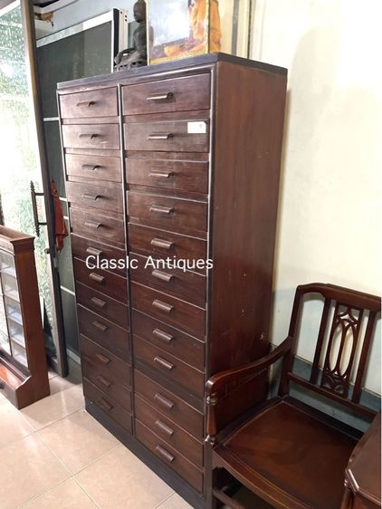 ตู้ ลิ้นชัก ไม้สักโบราณเก่าสะสม รูปที่ 5