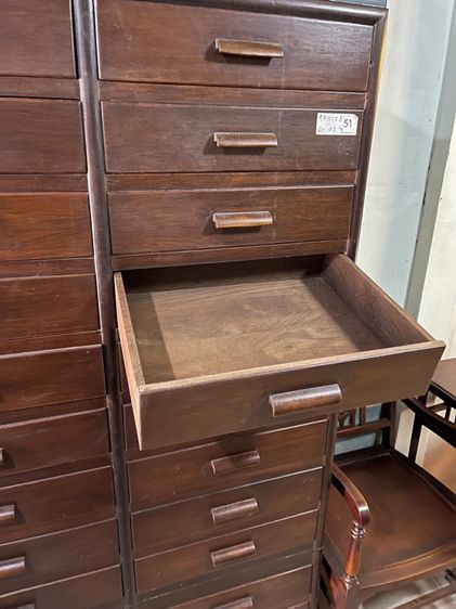 ตู้ ลิ้นชัก ไม้สักโบราณเก่าสะสม รูปที่ 7