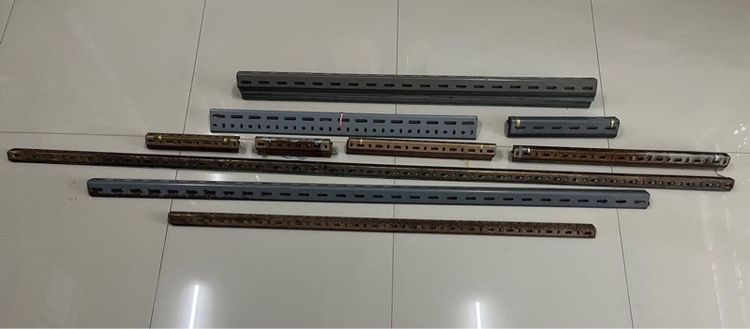 เหล็กฉาก เหล็กเจาะรู มือสอง มีหลายขนาด