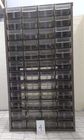 ตู้ใส่อะไหล่โครงเหล็กหนา48ช่อง ลิ้นชักพลาสติก มือสอง มีหลายตู้  รูปที่ 11