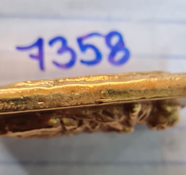 🟠7358สมเด็จหลังสมเด็จโต เนื้อสีทองเก่า พระบ้านคุณตาสะสมไว้นานแล้วค่ะ รูปที่ 4