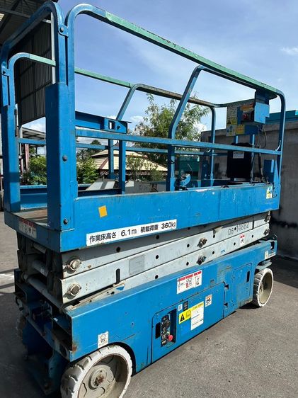 GS-2032 - Scissor Lift รถกระเช้าไฟฟ้า ขากรรไกร สูง 6m.8m.by OEK 098-5625920 รูปที่ 2