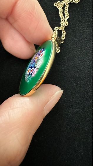 สร้อยพร้อมจี้เงินแท้ มูราโน่ รูปที่ 4