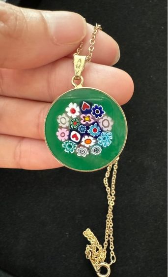 สร้อยพร้อมจี้เงินแท้ มูราโน่ รูปที่ 5