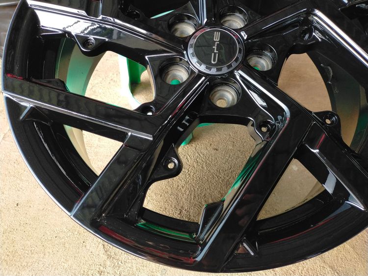 แม็กbyd ขอบ18 กว้าง7 et40 ใส่ byd  หรือใส่camry chr revo vigo innova ได้เลยเบ้าเดียวกัน รูปที่ 7