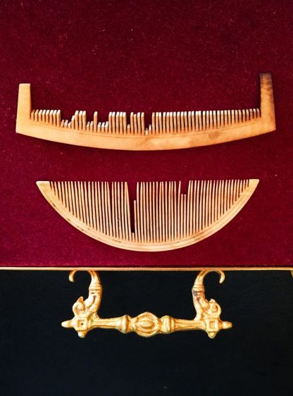 หวีเก่าโบราณเนื้อแท้ธรรมชาติ 2 ชิ้น3800- รูปที่ 13