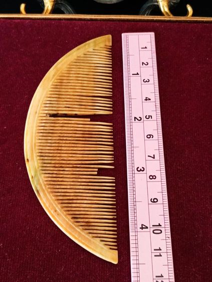 หวีเก่าโบราณเนื้อแท้ธรรมชาติ 2 ชิ้น3800- รูปที่ 9