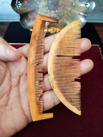 หวีเก่าโบราณเนื้อแท้ธรรมชาติ 2 ชิ้น3800- รูปที่ 6