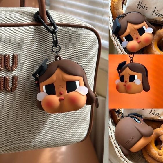 〰️สินค้าใหม่ พร้อมส่ง〰️ เคสหูฟัง POP MART CRYBABY Sunset Concert Series - Earphone Bag