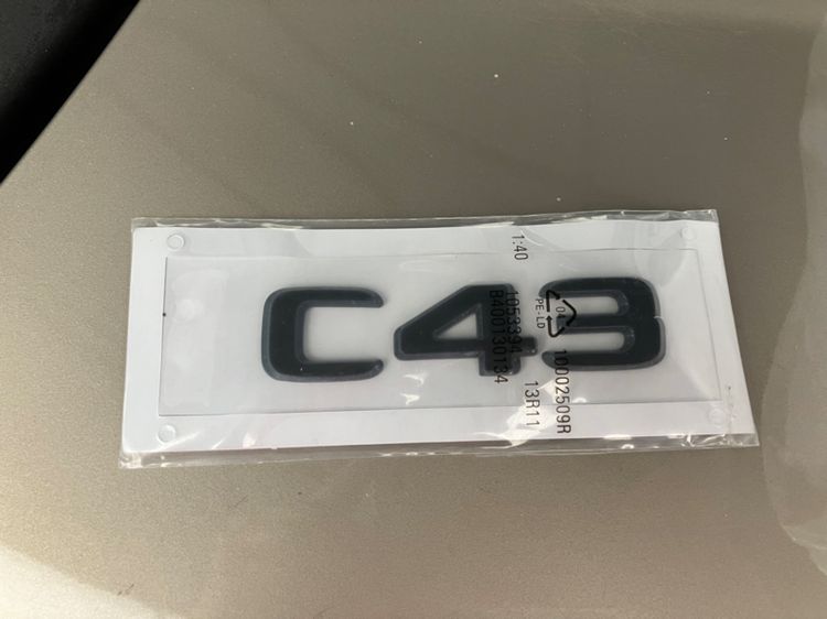 โลโก้ Benz Logo C63 E63 S63 CLS63 SL63 CL63 C43 GLA45 ตัวอักษร ฝาโปรงท้าย AMG 6.3 แก้มข้าง รูปที่ 11