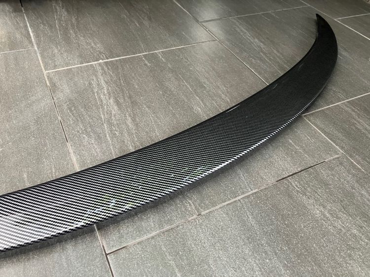 สปอยเลอร์หลัง Benz CLA W117 ลายคาร์บอนเคฟล่า AMG ใส่ รุ่นปี 2014-2020 ของใหม่ รูปที่ 10