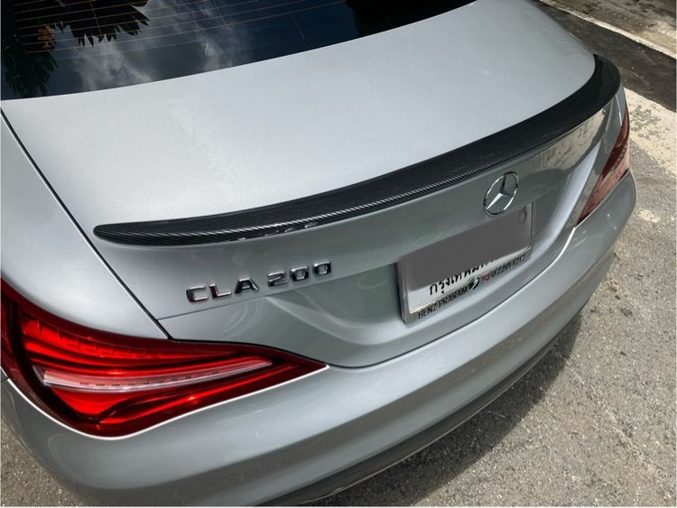 สปอยเลอร์หลัง Benz CLA W117 ลายคาร์บอนเคฟล่า AMG ใส่ รุ่นปี 2014-2020 ของใหม่ รูปที่ 4