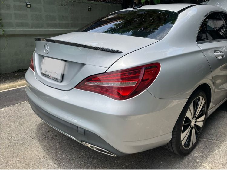 สปอยเลอร์หลัง Benz CLA W117 ลายคาร์บอนเคฟล่า AMG ใส่ รุ่นปี 2014-2020 ของใหม่ รูปที่ 5