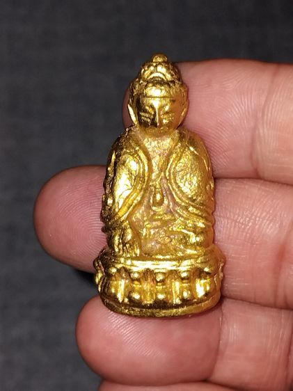 พระกริ่งปวเรศ วัดบวรนิเวศฯ พิมพ์ห่มผ้าคลุม ด้านหลัง ยันต์พุทธซ้อน ลอยองค์ ขนาด 2 x 4 cm.เนื้อโลหะ เนื้อแห้ง เหี่ยว เก่ามากๆ สวย หายาก  พระกร