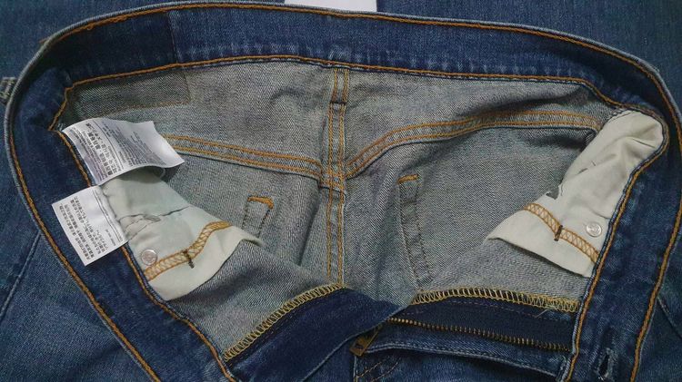 Levi's 569 กางเกงยีนส์สีน้ำเงินฟอก  รูปที่ 7