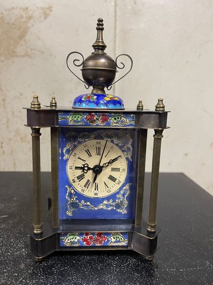 นาฬิกาเยอรมัน ทองเหลืองลงยาA4 รูปที่ 7