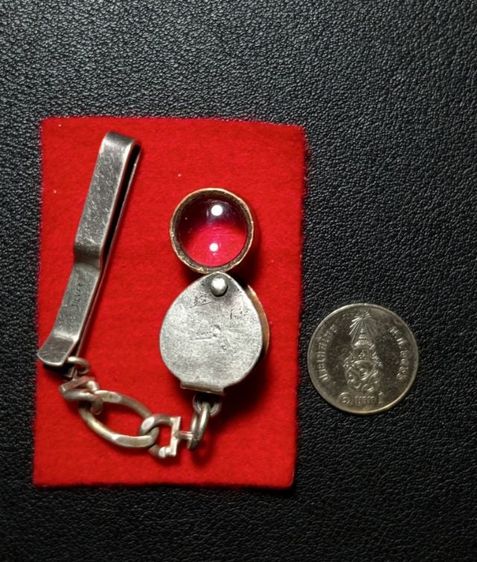 ชุดกล้องส่องพระเนื้อเงินแท้เก่าโบราณเลนส์ Zeissแท้10X รูปที่ 3