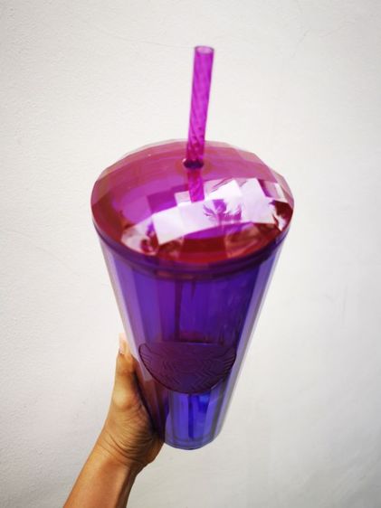 แก้ว​สตาร์บัค​ Starbucks​ สีม่วง​ Vivid​ Violet​ เหลือใบเดียว​ 600​ บาท​  ส่งฟรี รูปที่ 3