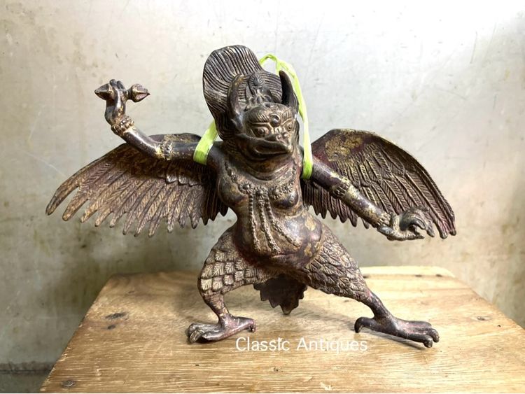 ครุฑ ทิเบต ทองเหลืองสะสมA3 รูปที่ 2