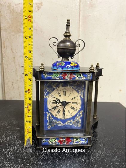 นาฬิกา เยอรมัน ทองเหลืองลงยาA5 รูปที่ 12