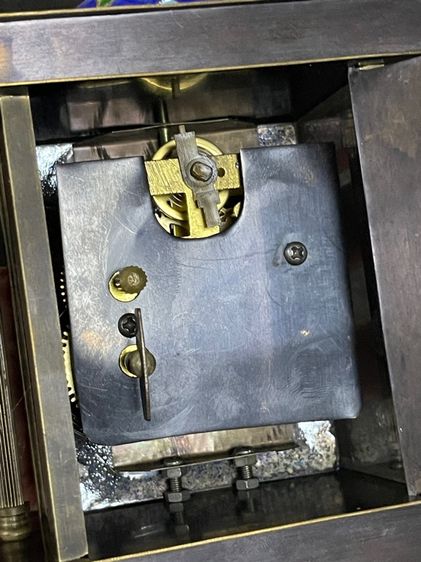 นาฬิกา เยอรมัน ทองเหลืองลงยาA5 รูปที่ 9