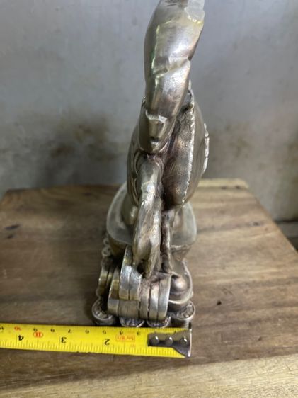 ปู กองเงินกองทอง ทองเหลืองกะไหล่เงิน สะสมA5 รูปที่ 9