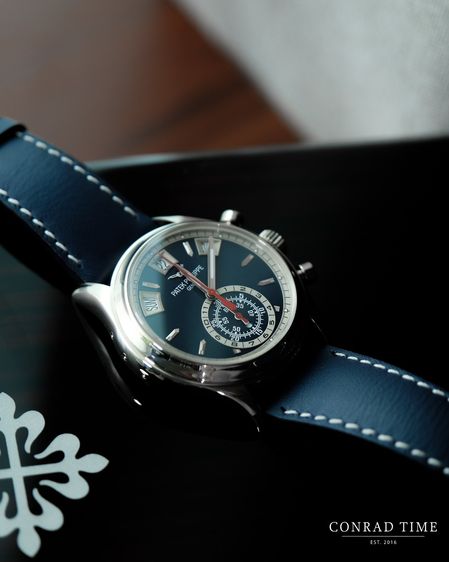 Patek Complication 5960 01G Annual Calendar Blue Dial 2018 40mm. Fullset รูปที่ 10