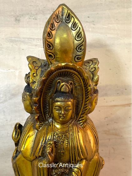 เจ้าแม่กวนอิม ทองเหลืองสะสมA23 รูปที่ 4