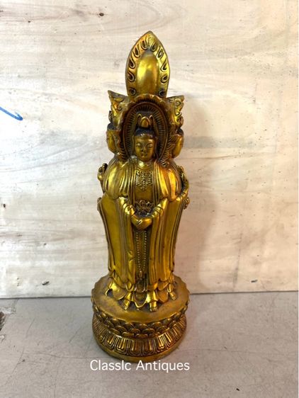 เจ้าแม่กวนอิม ทองเหลืองสะสมA23 รูปที่ 6