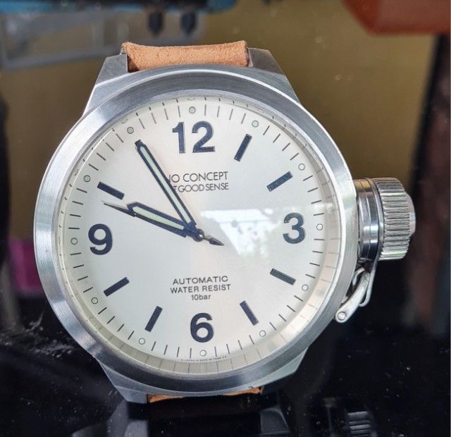 นาฬิก่าดำน้ำทรงวินเทจ ยี่ห้อ NO CONCEPT BUT GOOD SENSE เรือนใหญ่ สภาพสวยมาก รูปที่ 8