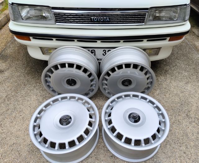 ขายล้อ Racing hart DTM งานญี่ปุ่น ขอบ 16 5รู100 5รู114 4วง ของใหม่ เก็บงานสีใหม่อย่างเดียว หายาก รูปที่ 2
