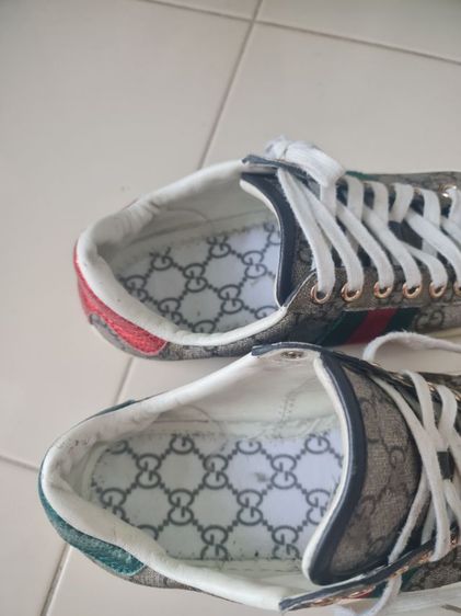 gucci sneakers 548950 size 37ยาว 24cm มือสองขายตามสภาพขอคนรับได้ รูปที่ 8