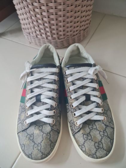 gucci sneakers 548950 size 37ยาว 24cm มือสองขายตามสภาพขอคนรับได้ รูปที่ 3