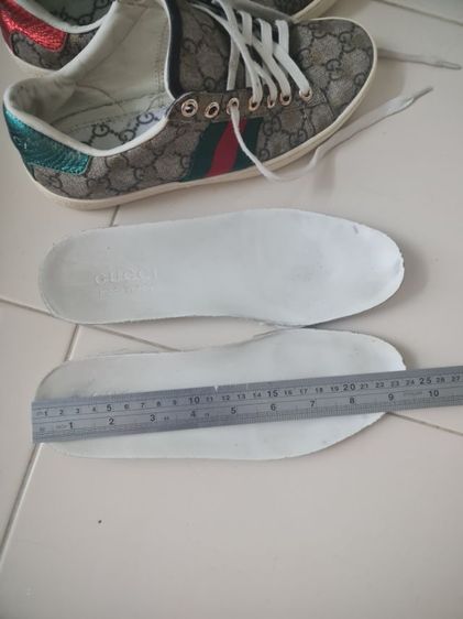 gucci sneakers 548950 size 37ยาว 24cm มือสองขายตามสภาพขอคนรับได้ รูปที่ 7