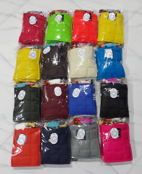 กระเป๋าถือสินค้า Handmade พู่ห้อยเป็นสินค้างานฝีมือจากชาวเขา ใส่กระเป๋าตังค์ มือถือ ของจุกจิก ขวดน้ำ เหมาะสำหรับทุกเพศทุกวัย มีหลากสีสวยงาม รูปที่ 13