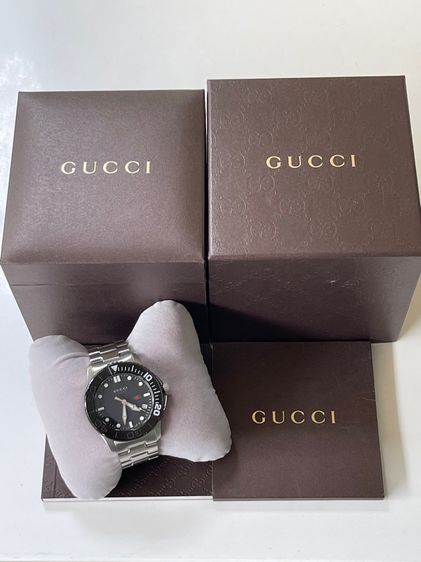 GUCCI G Timeless Sports Quartz Black Sporty Men’s Watch YA126249 รูปที่ 2
