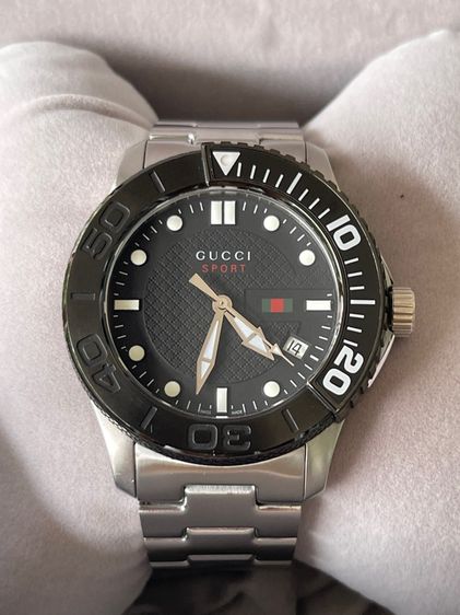 GUCCI G Timeless Sports Quartz Black Sporty Men’s Watch YA126249 รูปที่ 4